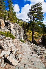 The Eagle Falls Trail Above Emerald Bay, Lake, Tahoe, California, USA