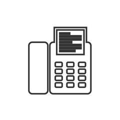 Fototapeta premium fax machine icon vector illustration design