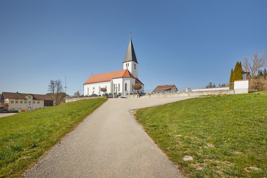 Pfarrkirche St. Martinus, Geratskirchen, Massing, Landkreis Rottal-Inn, Niederbayern, Bayern, Deutschland
