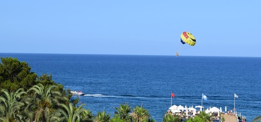 kite on the sea
