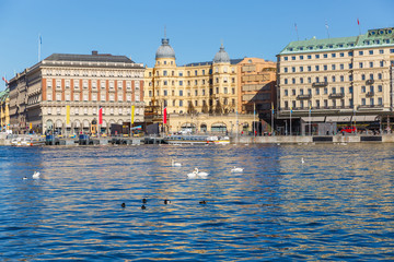 Stockholm, view of the waterfront