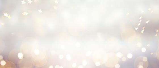 Merry Christmas and New Year holidays blurred background