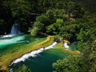 Waterfall in croatia