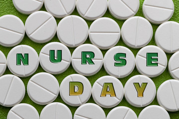 National Nurses Day. Postcard with thanks