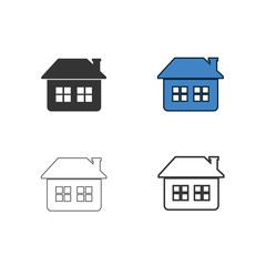 house icon vector illustration design