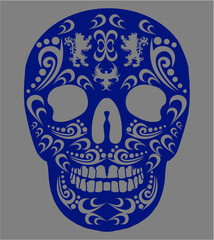 Skull graphic design vector art