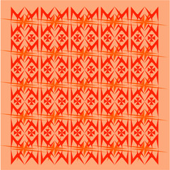 Geometric ethnic pattern graphic design vector art