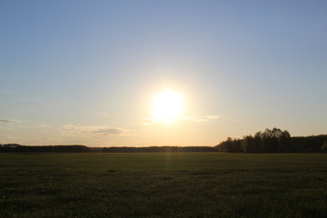 Zach&oacute;d słońca