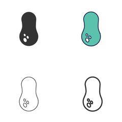 peanut icon vector illustration design