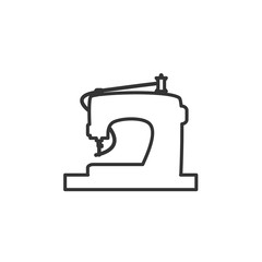 sewing machine tailor icon vector illustration design