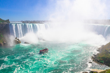 Fototapeta na wymiar Cataratas del Niagara Canada, Niagara Falls Canada 