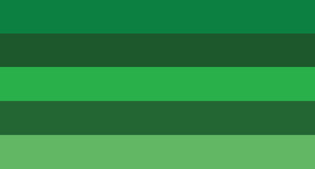 Green color palette vector illustration