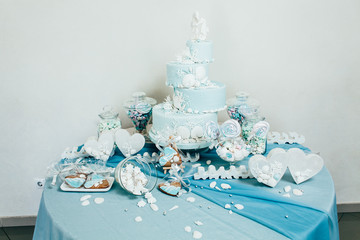 wedding cake with a Morse theme