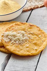 Arepas de maiz con queso