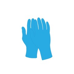 Hand gloves logo illustration
