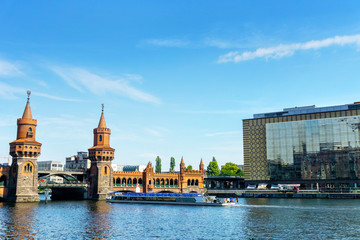 Oberbaumbruke bridge in Berlin