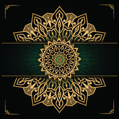 Abstract beautiful mandala design background for greeting card,
 invitation and background many template