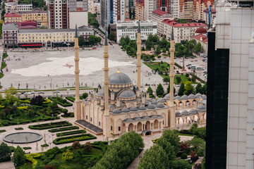 Fototapeta premium the mosque in Grozny