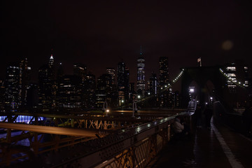 Obraz premium New York City Skyline at night 