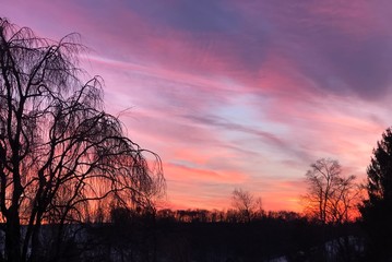 Obraz premium Sunset in Central PA