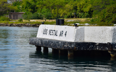 Naklejka premium Hawaii Pearl Harbor Monument 