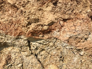 clay wall, light clay background