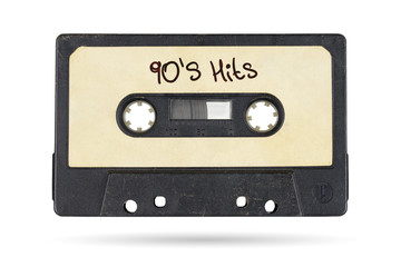 Old audio tape cassette