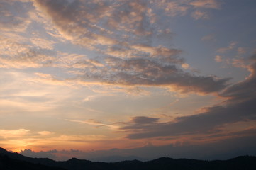 
mountains and uncovered roads, of the Colombian lands, with beautiful views