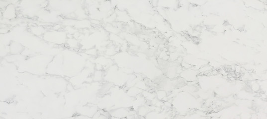 White marble texture background with natural gray pattern