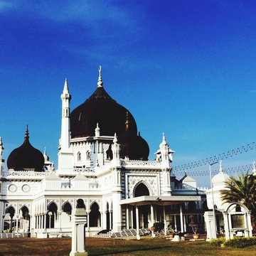 Zahir Mosque Against Blue Sky