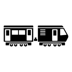 Train icon. Simple vector public transport icons for ui and ux, website or mobile application