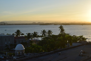 Sunset over San Juan, Puerto Rico