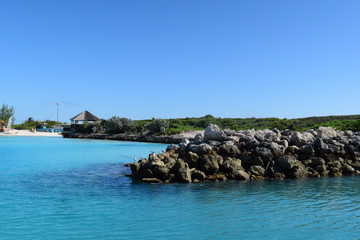 Fototapeta na wymiar Half Moon Cay, Bahamas.