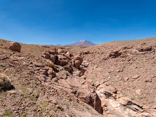 Landscapes around the Valley of the Moon in San Pedro de Atacama