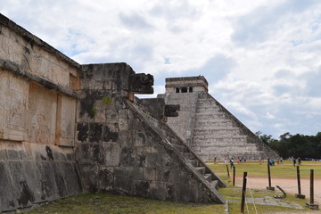 The Mayan ruins in Chichen itza