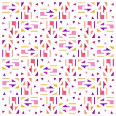 Beautiful of Colorful Arrow, Reapeated, Abstract, Illustrator Pattern Wallpaper. Image for Printing on Paper, Wallpaper 