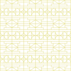 Beautiful of Colorful Square and Half Circle Lines, Reapeated, Abstract, Illustrator Pattern Wallpaper. Image for Printing on Paper, Wallpaper 