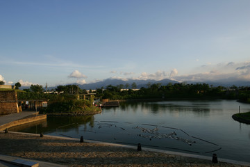 Afternoon view of the Centro Nacional de Artes Tradicionales