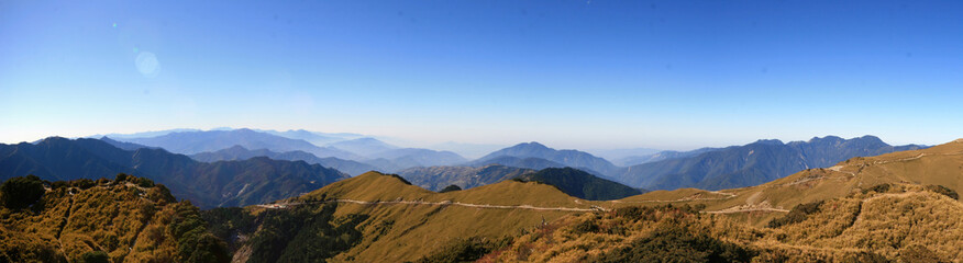 Beautiful landscape in Hehuan East Peak Trail