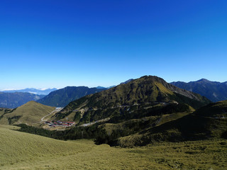 Beautiful landscape in Hehuanshan East Peak Trail