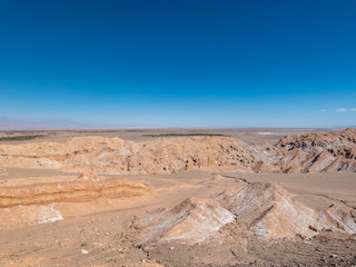 Landscapes around the Valley of the Moon in San Pedro de Atacama