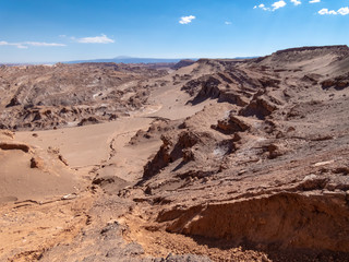 Landscapes around the Valley of the Moon in San Pedro de Atacama