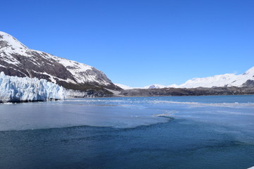 A sunny day in Glacier bay, Alaska