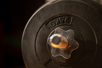 weight lifting barbell