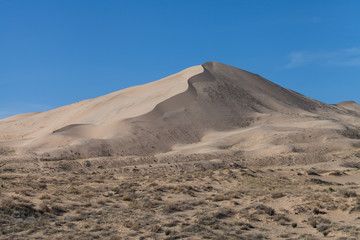 Kelso Dunes in the Mojave desert during spring