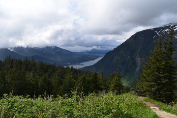Landscape in Juneau, Alaska