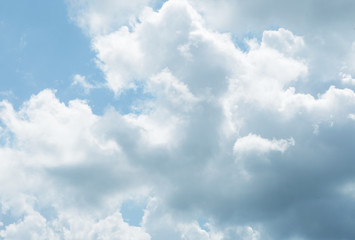 The Blue Sky and Clouds
