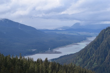 Fototapeta na wymiar Landscape in Juneau, Alaska