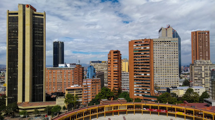 Naklejka premium Edificios en Bogota Colombia