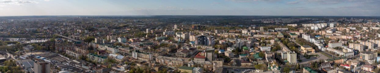 Fototapeta na wymiar City of Rivne Ukraine panorama